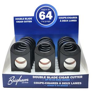 Brigham 64-Ring Double Blade Cigar Cutter